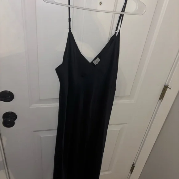 a new day Black Satin Dress - Picture 3 of 3